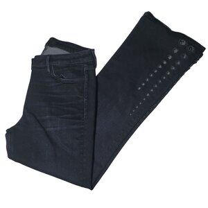 3X1 NYC Jeans Womens Size 26 Boot Cut Mid Rise Black Denim Pants